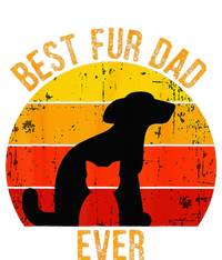 Funny Best Fur Dad Ever Vintage Retro Dog Cat Owner T-Shirt