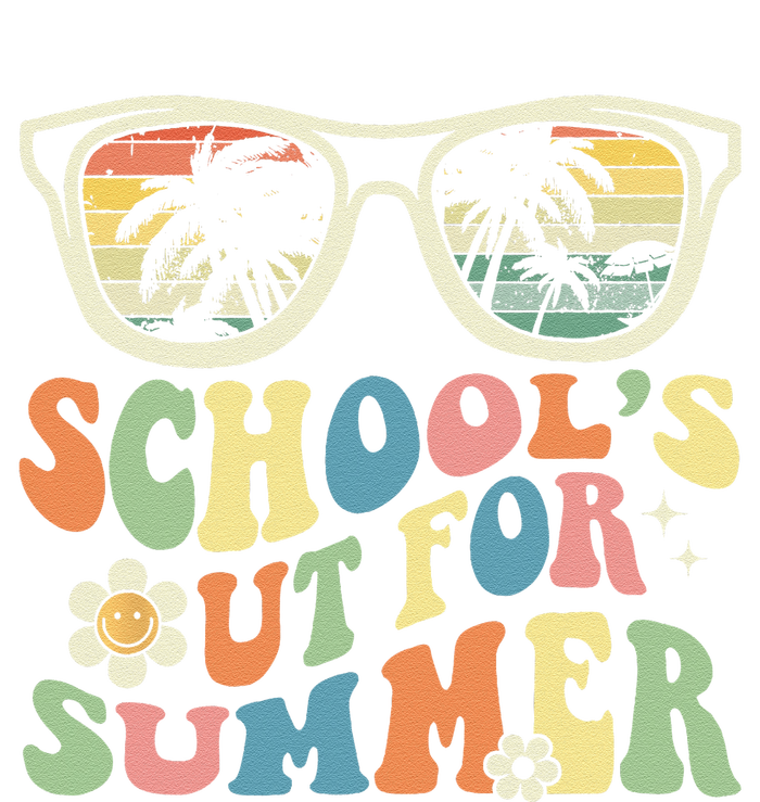 School's Out For Summer Graduation Teacher Sunglasses Retro Pom Pom 12in Knit Beanie