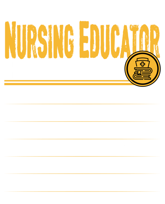 Nursing Educator Hourly Rate Funny Nursing Education Gift T-Shirt