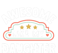 Fathers Day Awesome Like My Daughter Sustainable Knit Beanie