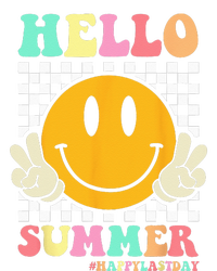 Hippie Hello Summer Teacher Happy Last Day of School Pom Pom 12in Knit Beanie