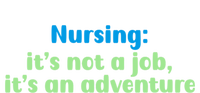 Nursing: Its Not A Job Its An Adventure Gift Premium Hoodie