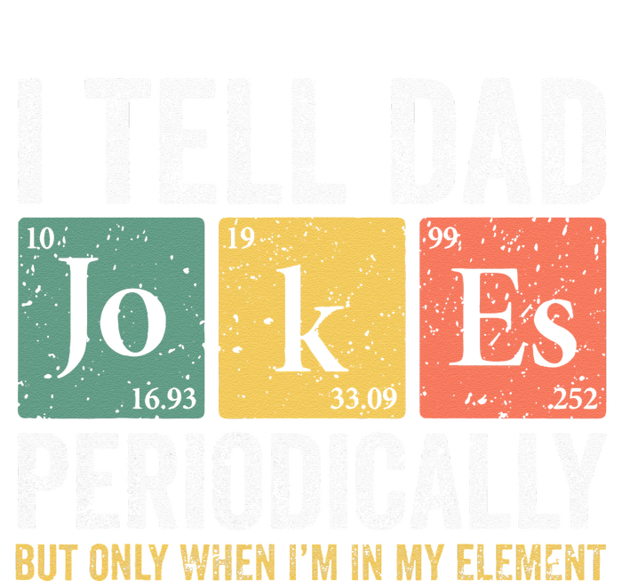 I Tell Dad Jokes Periodically But Only When I'm My Element 7-Panel Snapback Hat