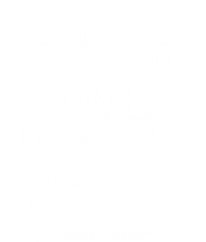 Shes Good Loves Her Mama Loves Jesus American Gift Sustainable Beanie