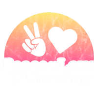 Peace Love And Nursing Nurse Gift Women's V-Neck T-Shirt