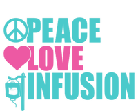 Peace Love Infusion Work Hospital Nursing Great Gift Ladies Long Sleeve Shirt