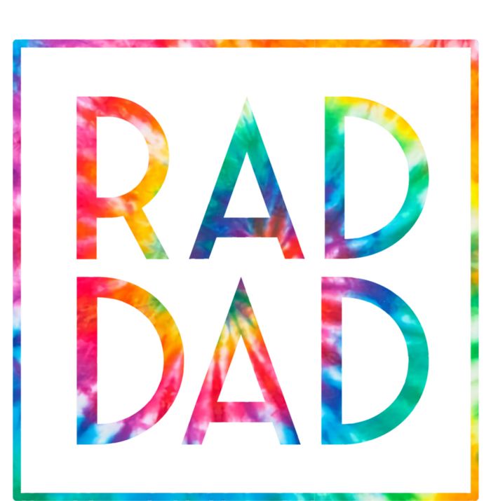 Rad Like Dad Tie Dye Funny Father’s Day Premium T-Shirt