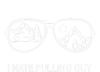 I Hate Pulling Out Glasses Funny Camping Trailer Gift Women's Crop Top Tee