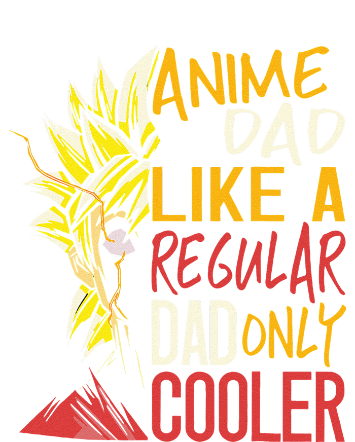 Anime Dad Like A Regular Dad Only Cooler Fathers Day Otaku Women's Racerback Tank