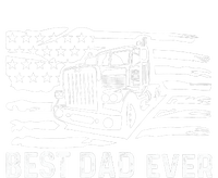 Best Dad Ever Flag Truck Dad Trucker Dad Best Trucking Dad Short Acrylic Beanie