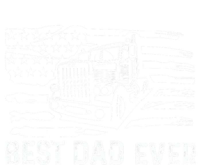 Best Dad Ever Flag Truck Dad Trucker Dad Best Trucking Dad Short Acrylic Beanie