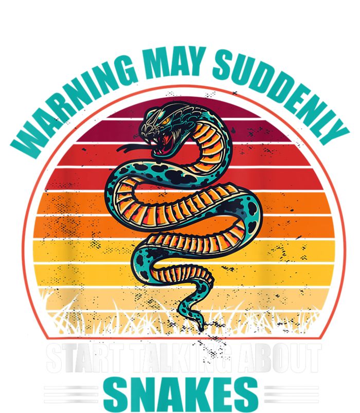 Warning May Suddenly Start Talking About Snakes Retro Snake Tall Long Sleeve T-Shirt