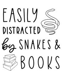 Easily Distracted By Snakes & Book Premium T-Shirt