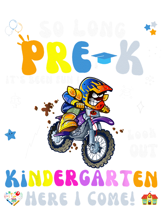 So Long PreK Kindergarten Here I Come Motorcycle Graduation Kids Hoodie