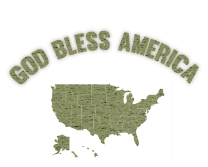 Usa God Bless America All 50 States Gift Pom Pom 12in Knit Beanie