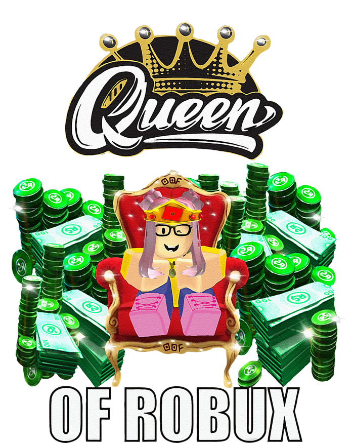 Funny Blox Queen Of ROBUX For Girl VR Gaming Or Video Gamer Tote Bag