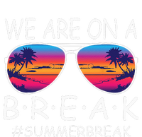 We Are On A Break Teacher Glasses Summer Break Hello Summer Wool Snapback Cap