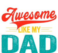 Vintage Awesome Like My Dad Family Lover Parents Day Meaningful Gift Canvas