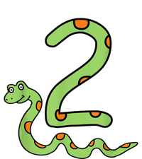 Snake Birthday Boy Kids Reptile Animal Number 2 2nd Bday T-Shirt