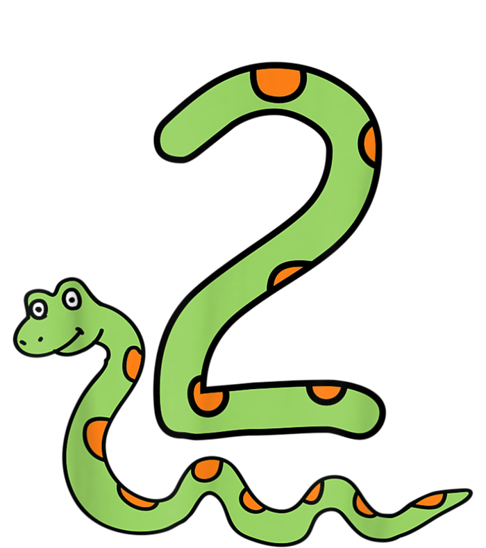 Snake Birthday Boy Kids Reptile Animal Number 2 2nd Bday T-Shirt