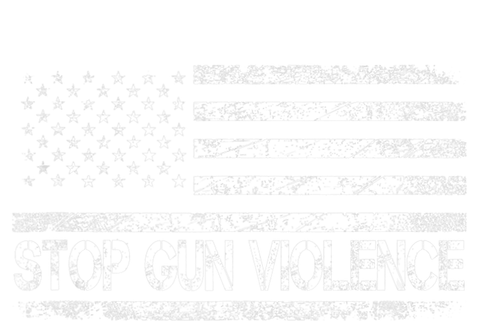 Stop Gun Violence End Gun Violence America Flag T-Shirt