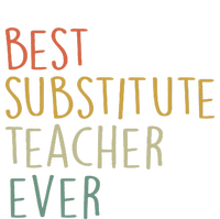 Best Substitute Teacher Ever Cool Vintage Christmas Gift Magnet