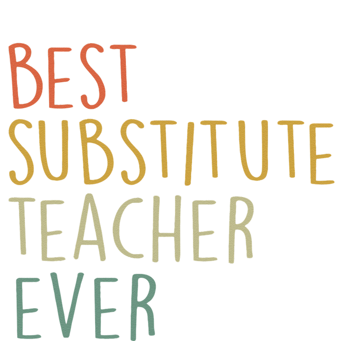 Best Substitute Teacher Ever Cool Vintage Christmas Gift Magnet