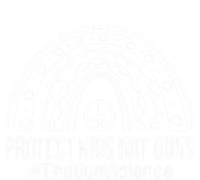 Boho Rainbow Protect Kids Not Guns End Gun Violence Orange Platinum Collection Golf Towel