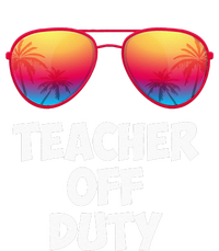 Funny OFF DUTY TEACHER Great Last Day Of School Gift PosiCharge RacerMesh Polo