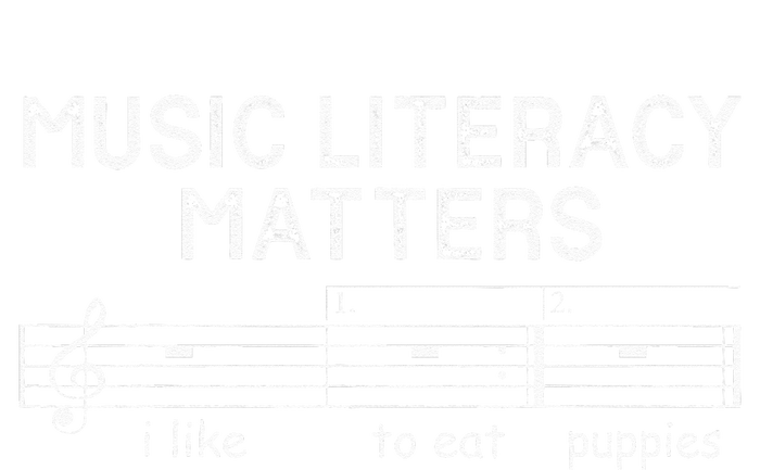 Music Literacy Matters I Like To Eat Puppies Women's Flannel Pajama Set