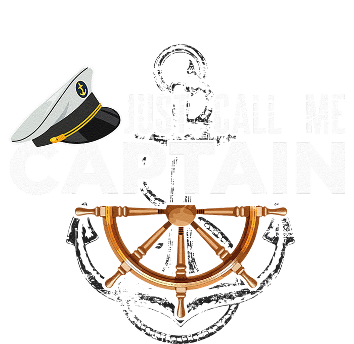 Just Call Me Captain Boating Sailor Anchor Boat Sailing Legacy Cool Fit Booney Bucket Hat