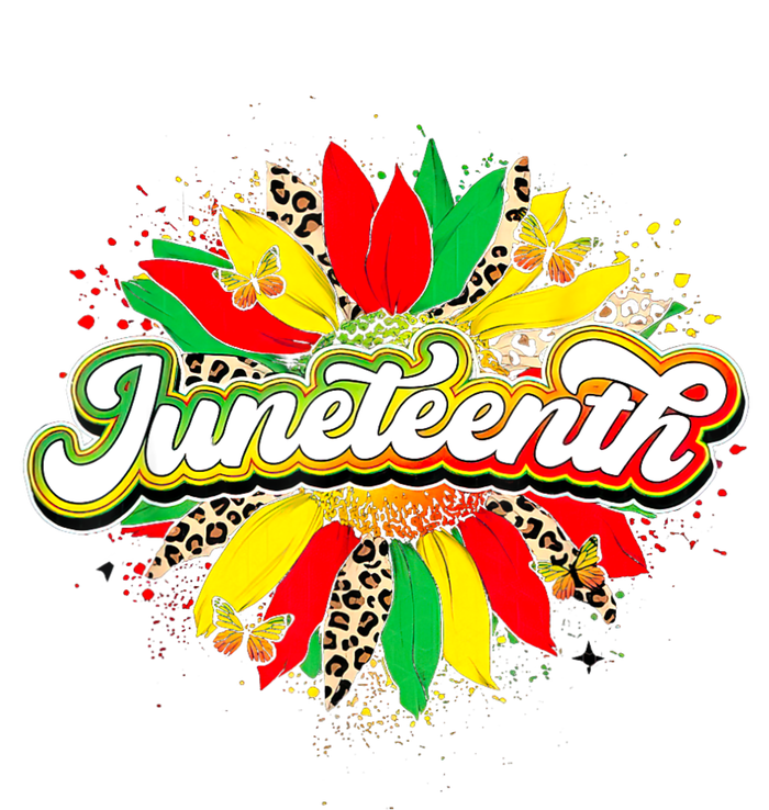 Juneteenth Sunflower Black History Pride African American T-Shirt