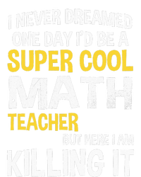 I Never Dreamed One Day Id Be A Cool Funny Math Teacher PosiCharge RacerMesh Polo