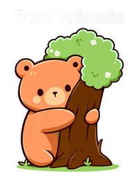 Kawaii Bear Hugging Tree Wildlife Animal Lover For Friends T-Shirt