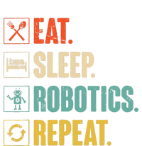 Eat Sleep Robotics Repeat Vintage Engineer Gift Kids Hoodie