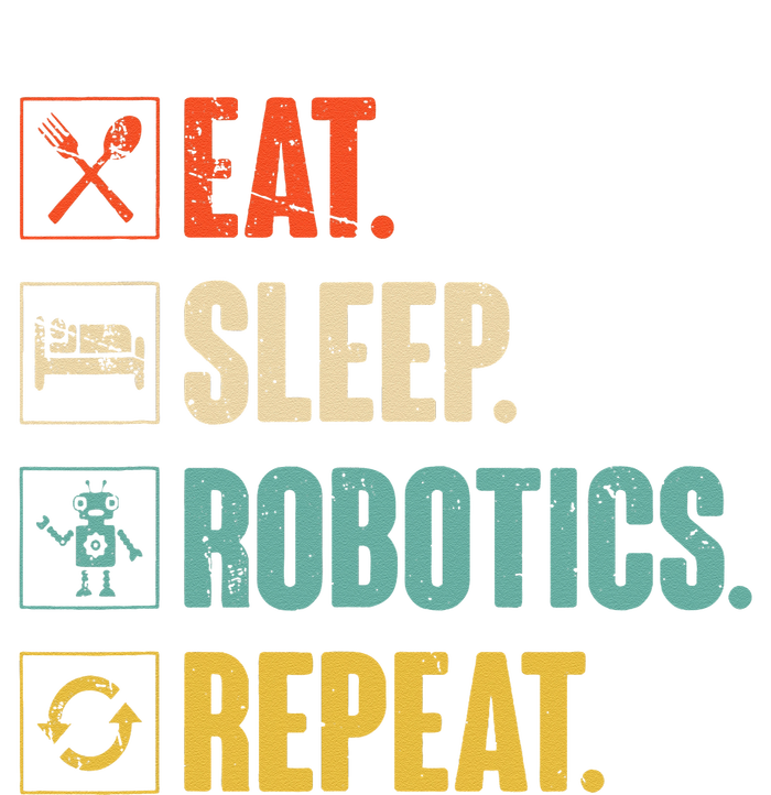 Eat Sleep Robotics Repeat Vintage Engineer Gift Kids Hoodie