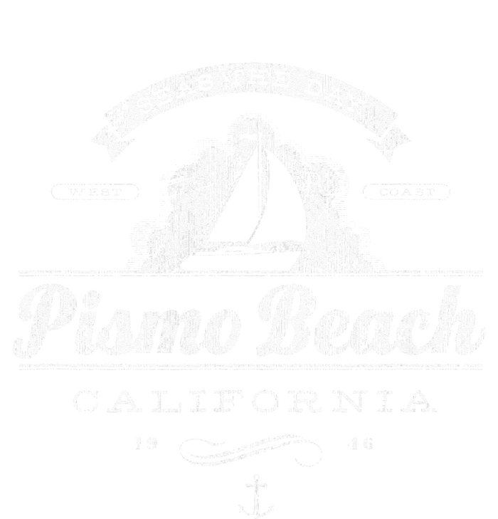 Pismo Beach CA Sailboat Vintage Nautical T-Shirt