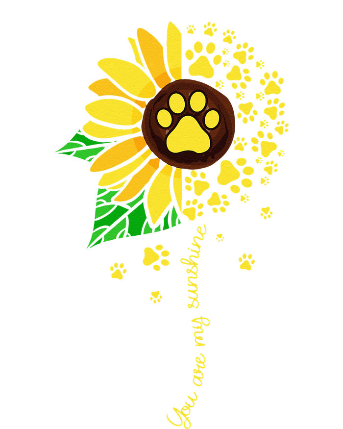 Sunflower Dog Doglover Pets Paw Apparel For Women Men T-Shirt