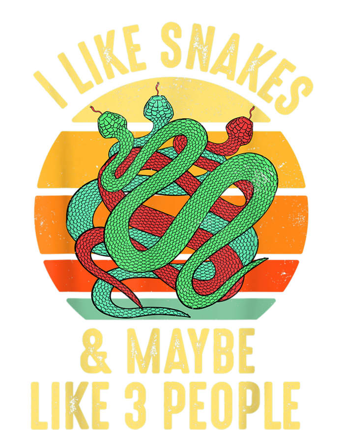 I Like Snakes Retro Reptile Vintage Herpetologist Flat Bill Trucker Hat