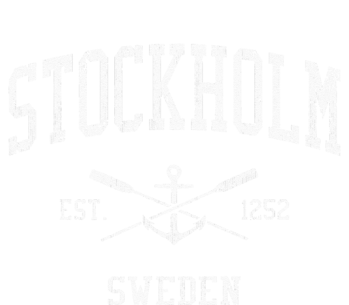 Stockholm Vintage Crossed Oars & Boat Anchor Sports Kids Tie-Dye T-Shirt