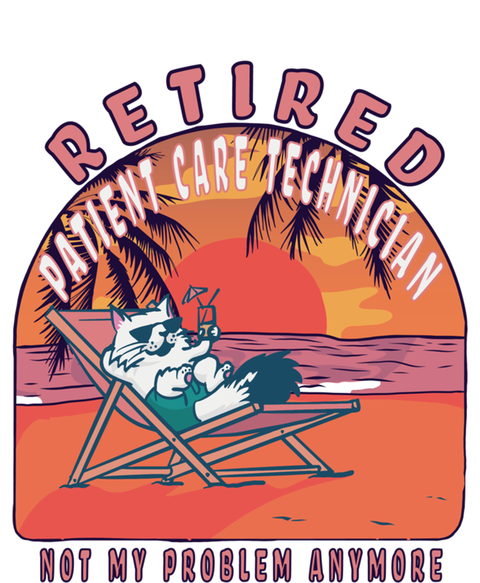 Retired Patient Care Technician Funny Vintage Retiret Gift Insulated Varsity Jacket