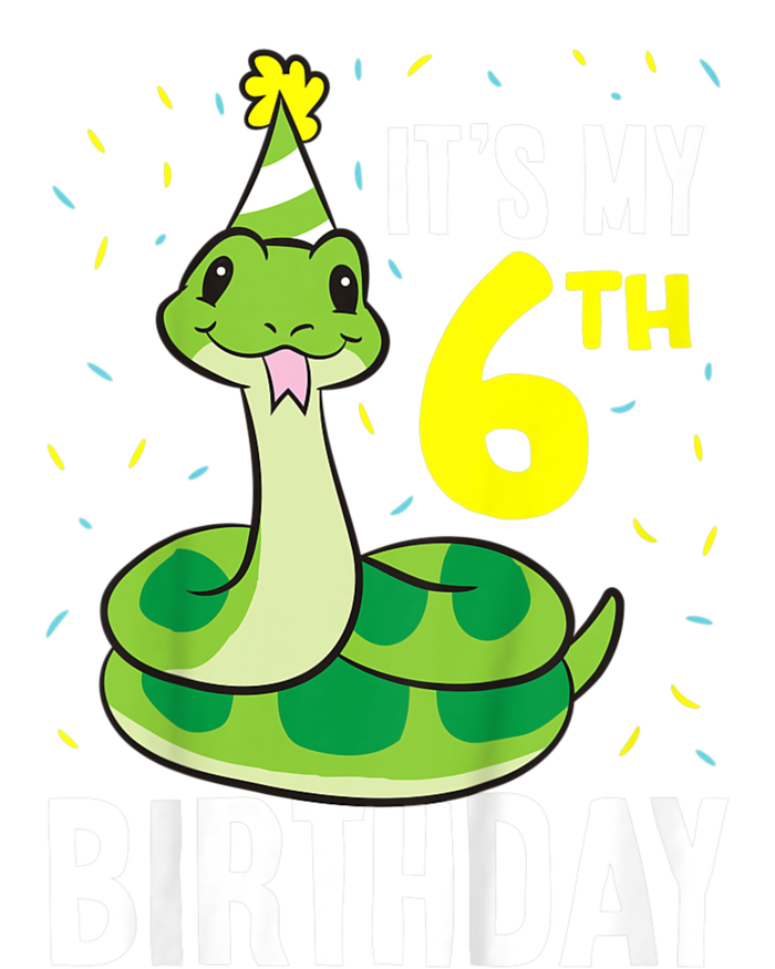 Kids Snakes Its My 6th Birthday 6 Year Old Birthday T-Shirt