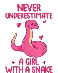 Never Underestimate A Girl With A Snake Quote Hoodie