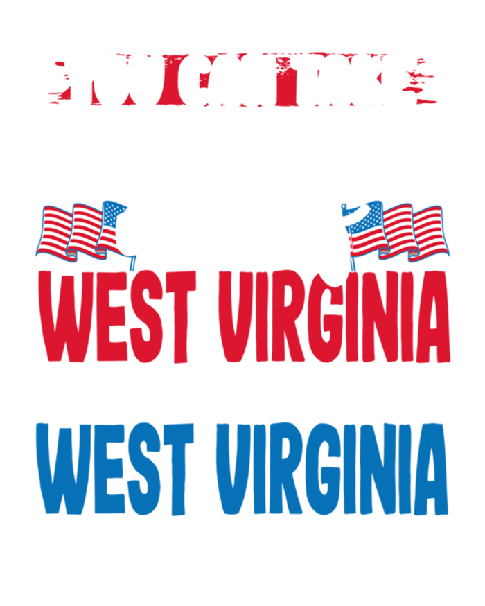 You Can Take The Out Of West Virginia American Flag Gift Ladies Essential Flowy Tank