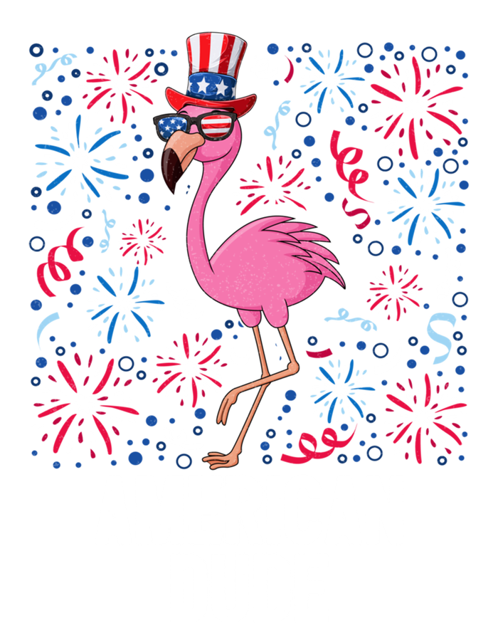 4th Of July American Dude Flamingo Us Flag Pride Patriotic Gift T-Shirt