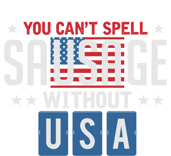 You Cant Spell Sausage Without Usa Funny 4th Of July America Great Gift 16 in Basic Backpack