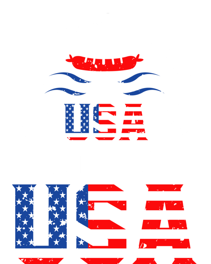 You Cant Spell Sausage Without Usa Funny Hotdog 4th Of July Great Gift Sustainable Beanie