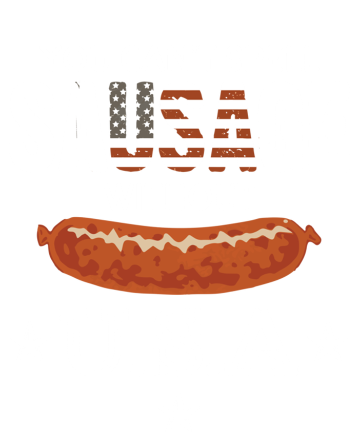 You Cant Spell Sausage Without Usa Funny Patriotic Great Gift Ladies Long Sleeve Shirt