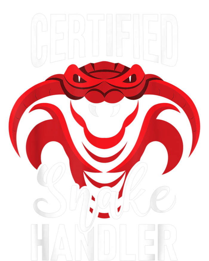 Certified Snake Handler Snakes Owner Zookeeper Herpetology Kids T-Shirt