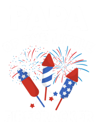 4th Of July Birthday Papa Of The Little Firecracker Funny Gift T-Shirt